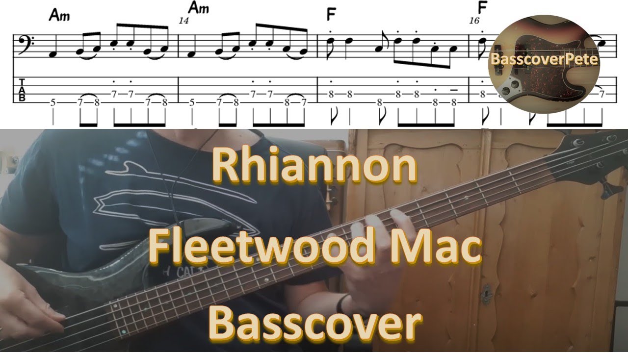 Fleetwood Mac Rhiannon. Bass Cover Score Tabs Chords Transcription. Bass: John McVie