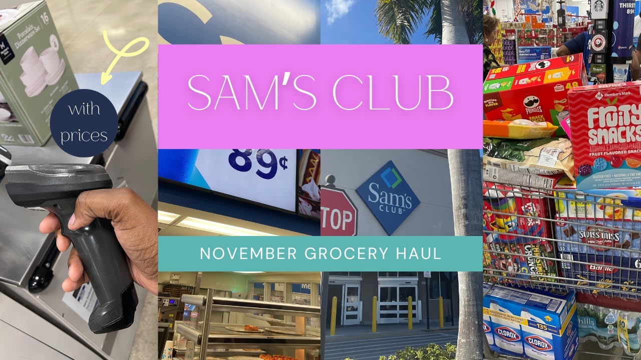 Experience the ultimate Sam's Club grocery haul #shopwithme #samsclub #largefamily