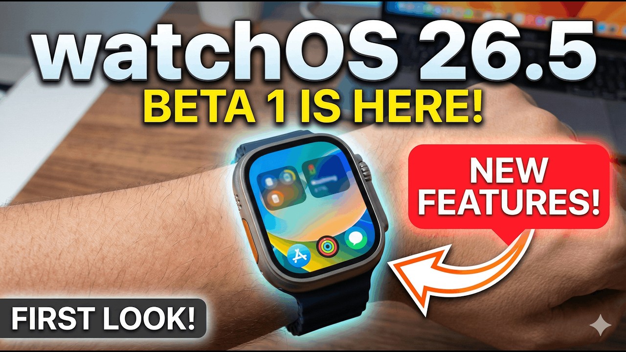 Вышла первая бета-версия watchOS 26.5! 🔥 Новые функции и первый взгляд!
