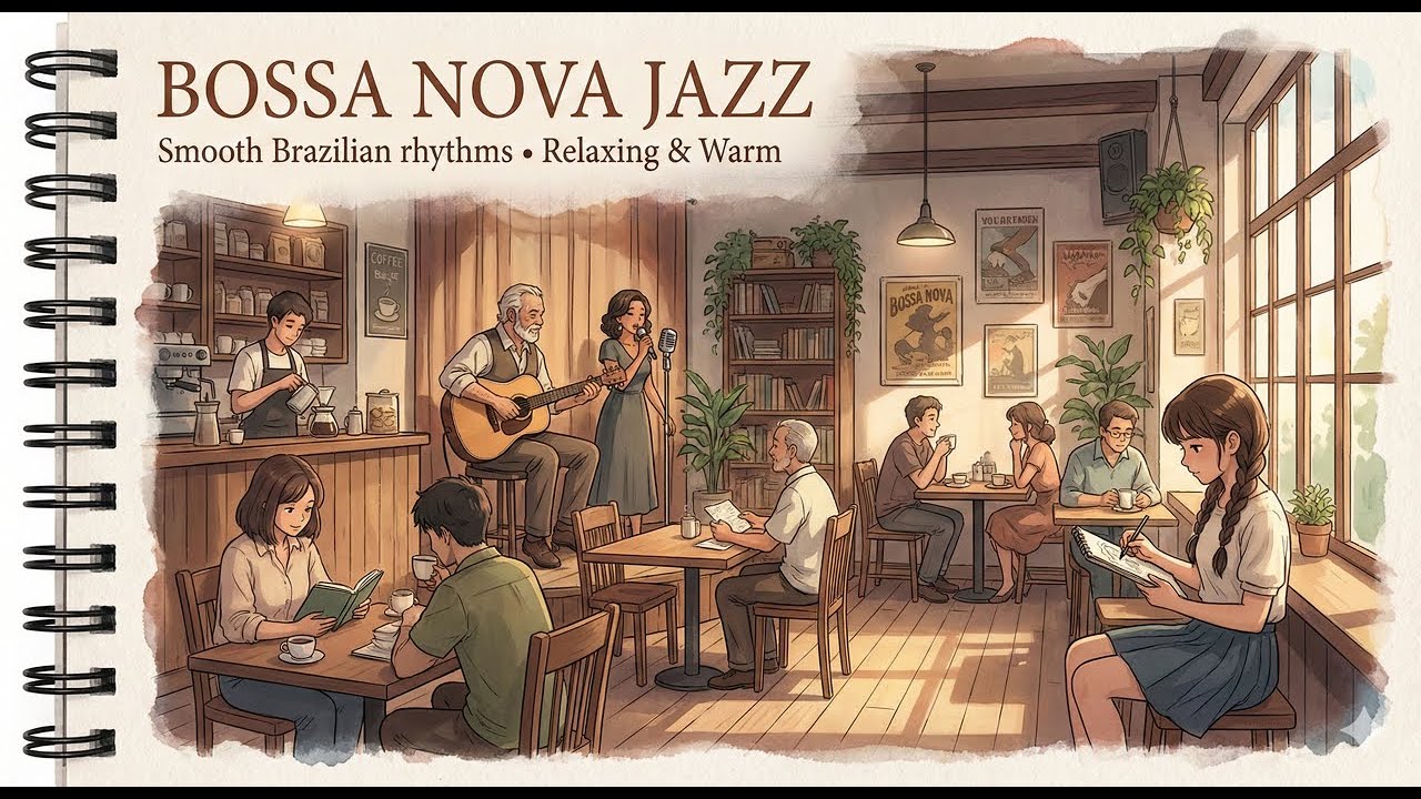 Bossa Nova Jazz | Smooth Brazilian Jazz for Relaxing & Cafe Vibes Brazilian Sounds (1960s Inspired)