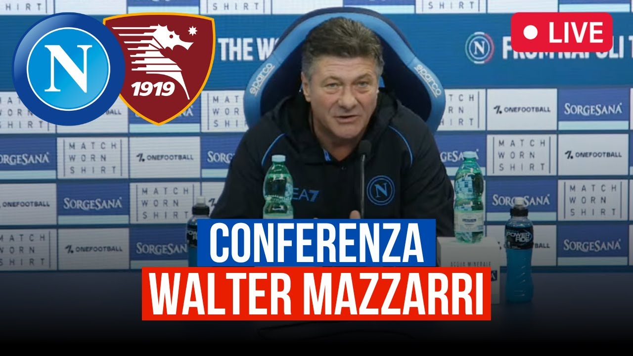 Mazzarri in conferenza stampa per Napoli Salernitana 🎙️ VIDEO INTEGRALE ⚽ Serie A