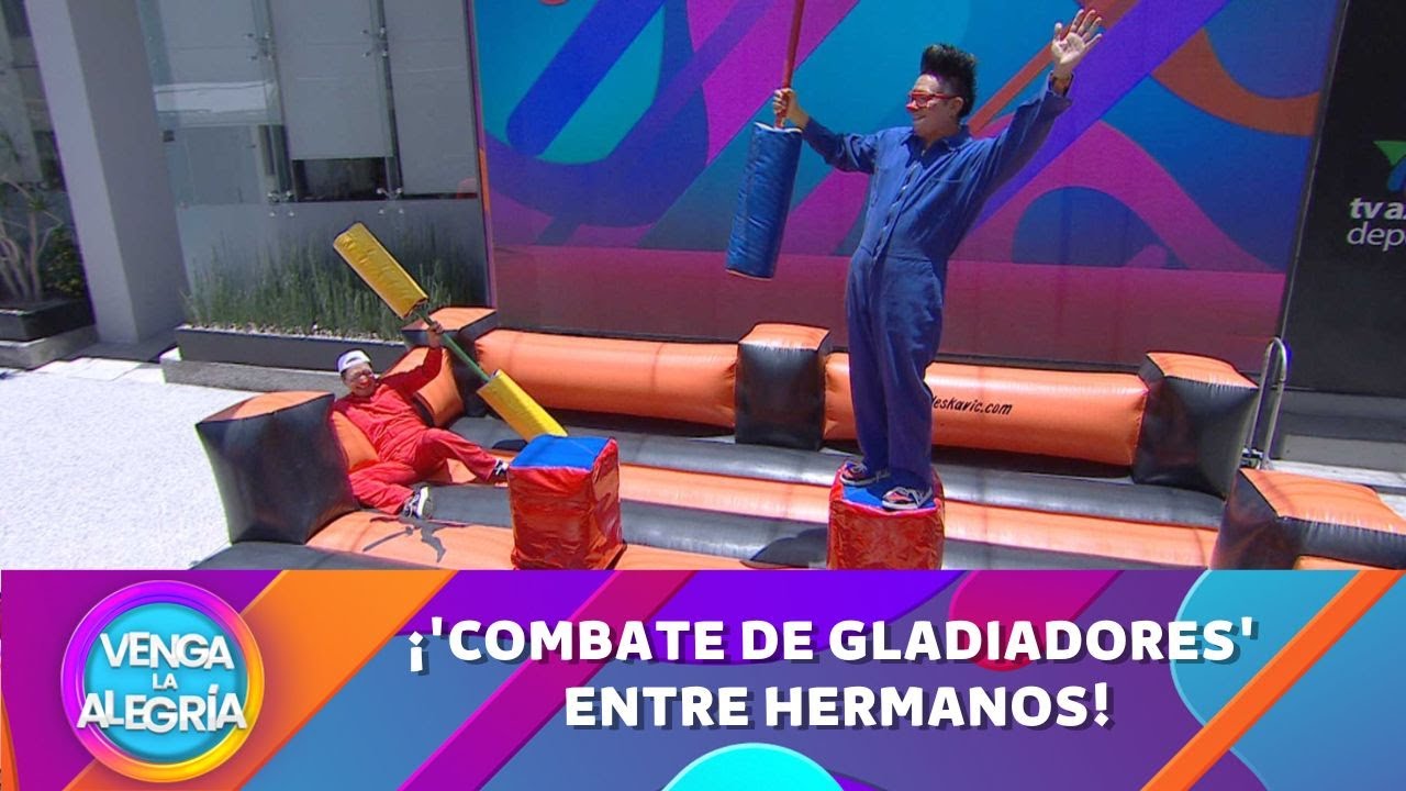 ¡'Combate de gladiadores' entre hermanos! | Programa 14 julio 2023 PARTE 2 | Venga La Alegría