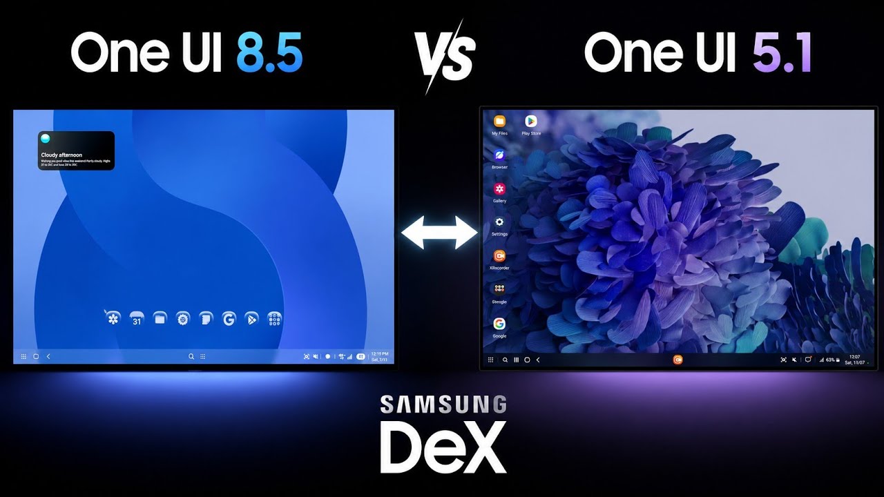 ONE UI 8.5 vs 5.1 - Samsung DeX