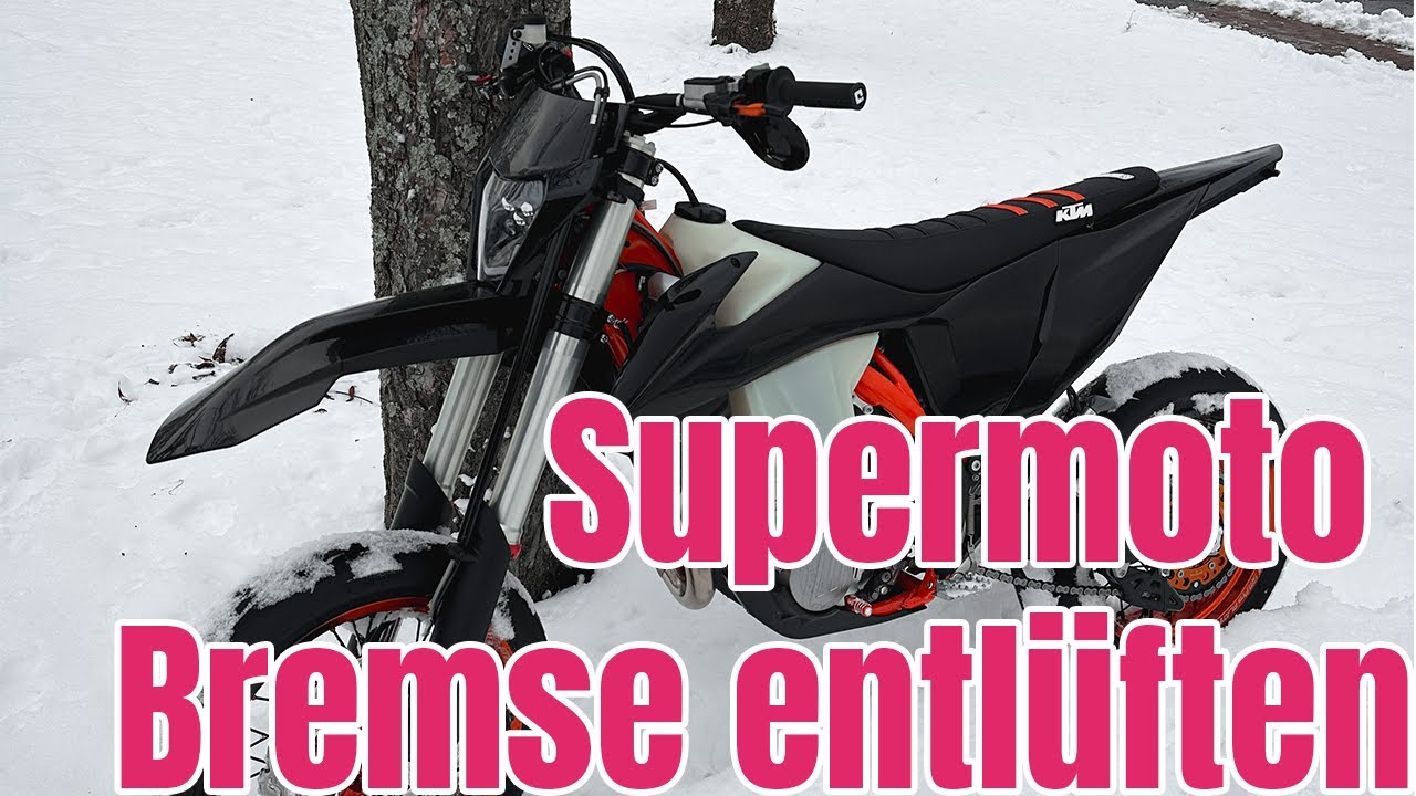 Supermoto Bremse entlüften (Motomaster)
