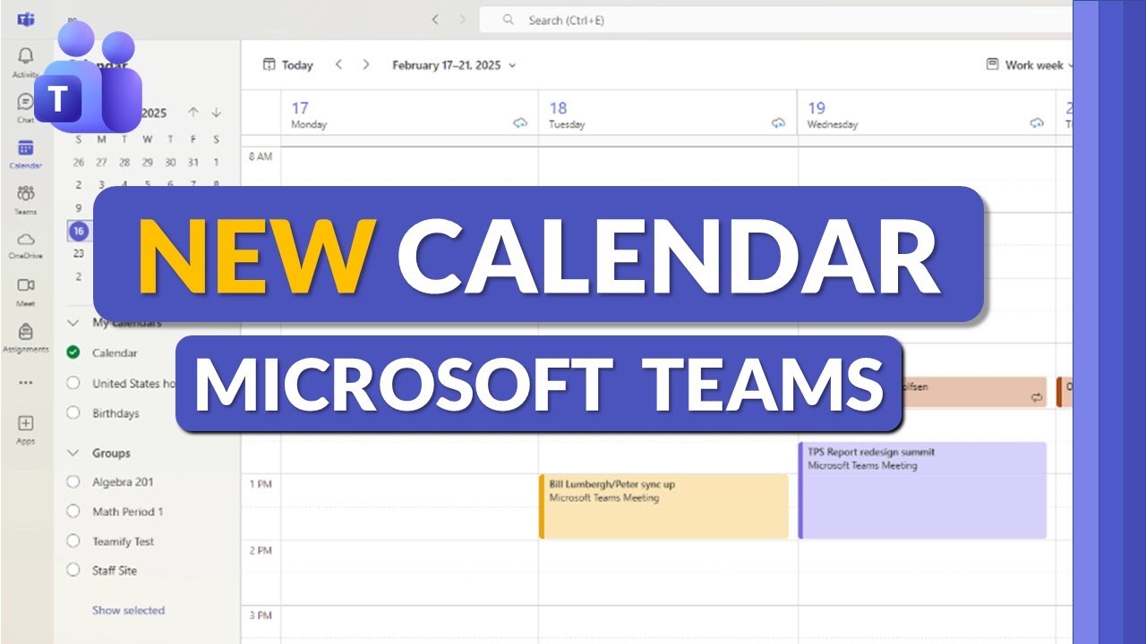 Как использовать НОВЫЙ календарь Microsoft Teams 📅 (на базе Outlook)