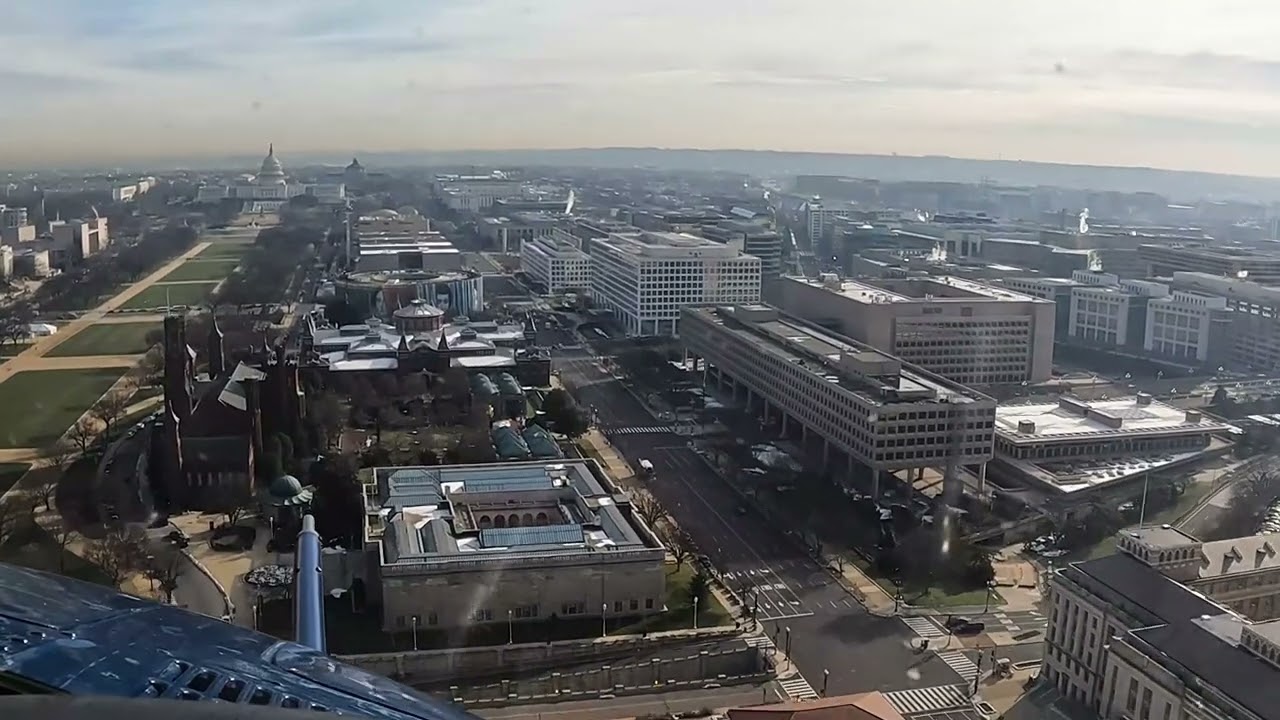 Washington DC from the air - Helicopter Flight Over Washington