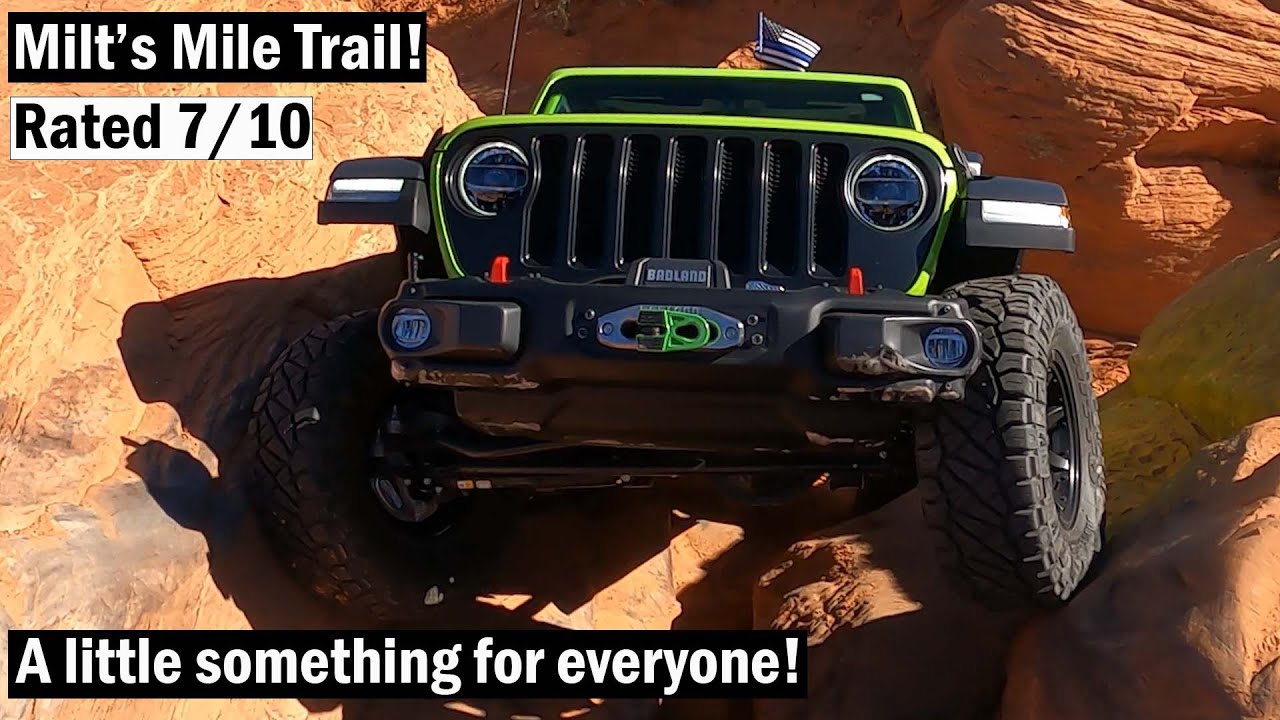 2021 Jeep Wrangler Rubicon - Off Road on Milt's Mile - Sand Hollow State Park - No Lift on 35s