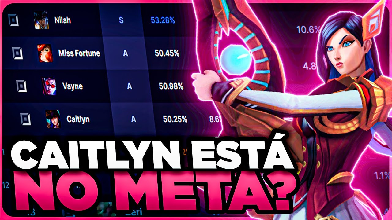 CAITLYN está BOA essa NOVA SEASON? | MONO CAITLYN GAMEPLAY