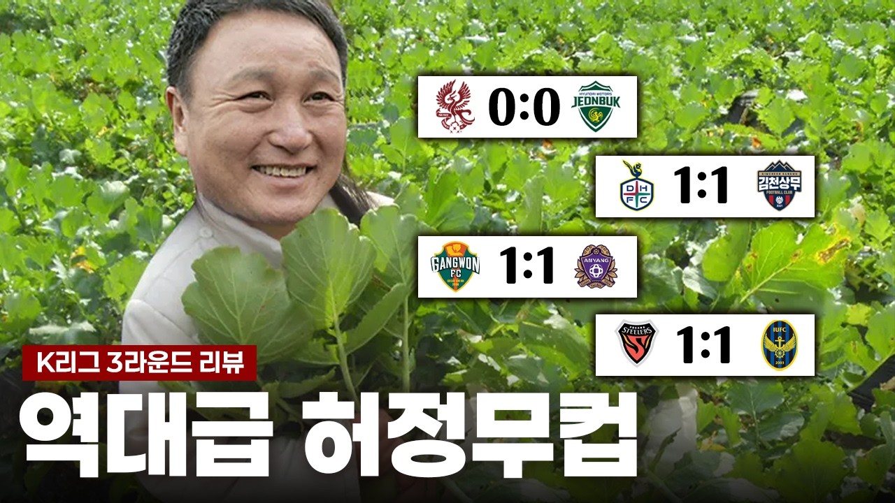 우승후보와 웃음후보 [K리그1 3라운드 리뷰]