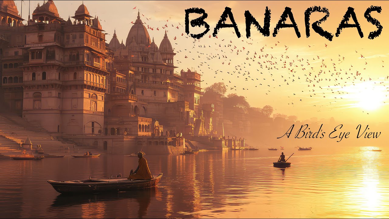 Banaras : A Birds Eye View | Kashi | Varanasi | बनारस के घाट