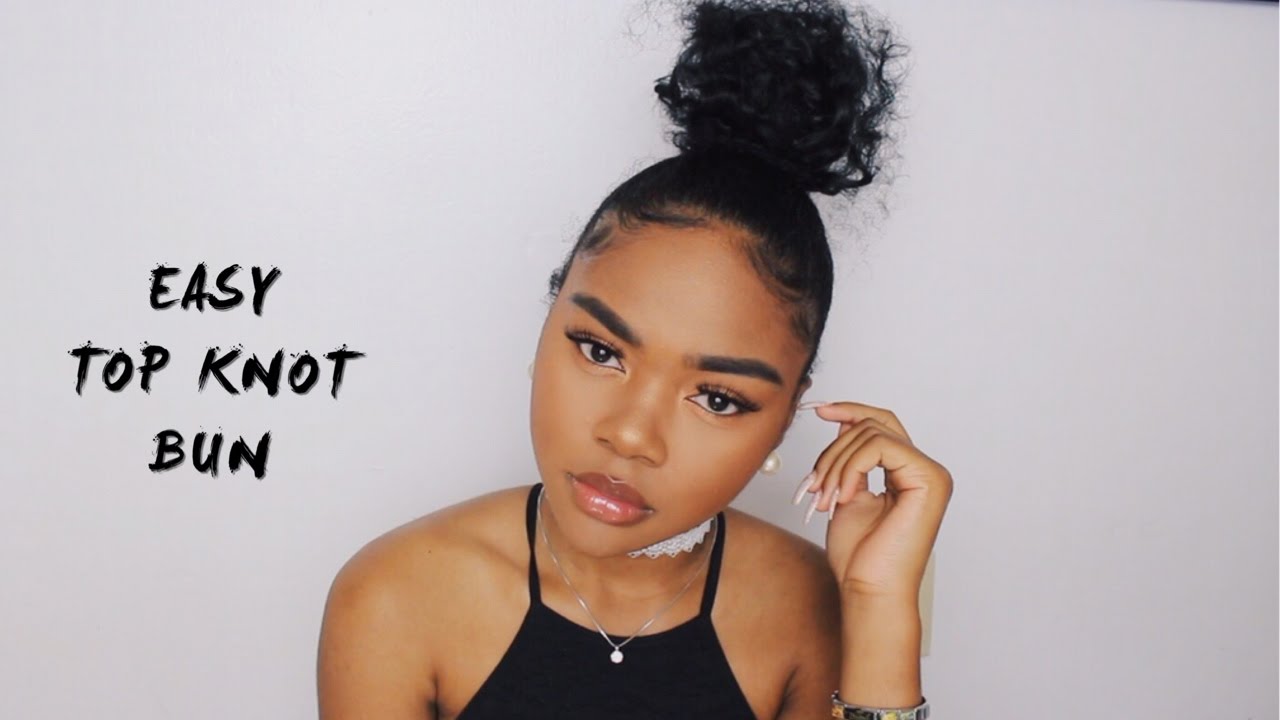 EASY Top Knot Bun Tutorial ♡