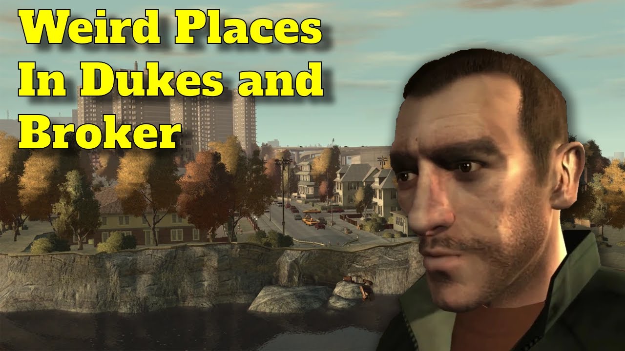 Странные места в локациях Dukes и Broker в GTA IV, которые вы не заметили.