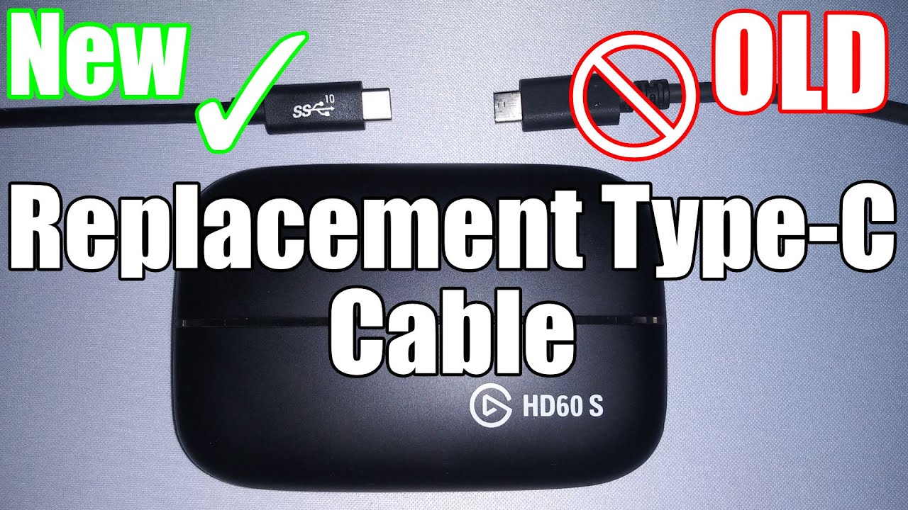 Как починить сменный кабель USB 3.0 Type-C для Elgato HD60S и HD60S+