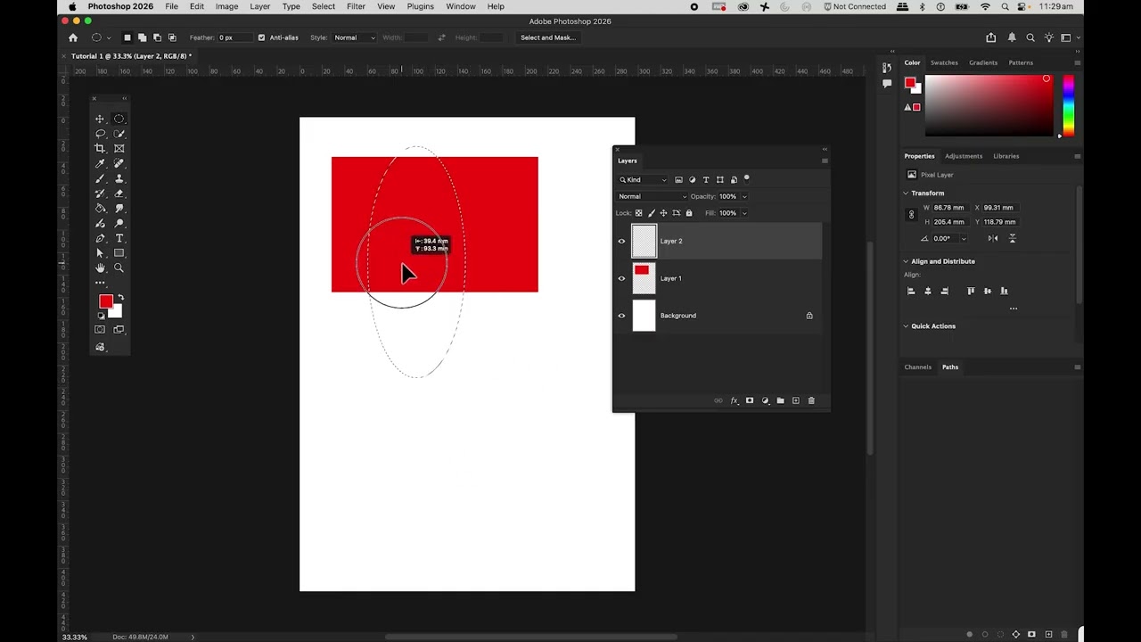 5-New canvas Basic shapes Save PSD