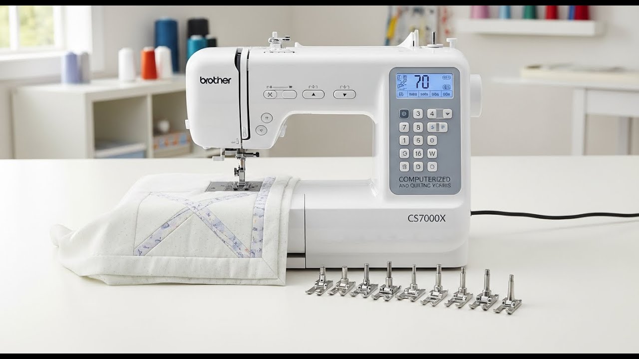 Brother CS7000X Sewing & Quilting Machine Review | 70 Built-In Stitches & LCD Display 🔥