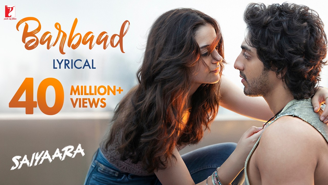 Lyrical | Barbaad Song | Saiyaara | Ahaan Panday, Aneet Padda | The Rish | Jubin Nautiyal