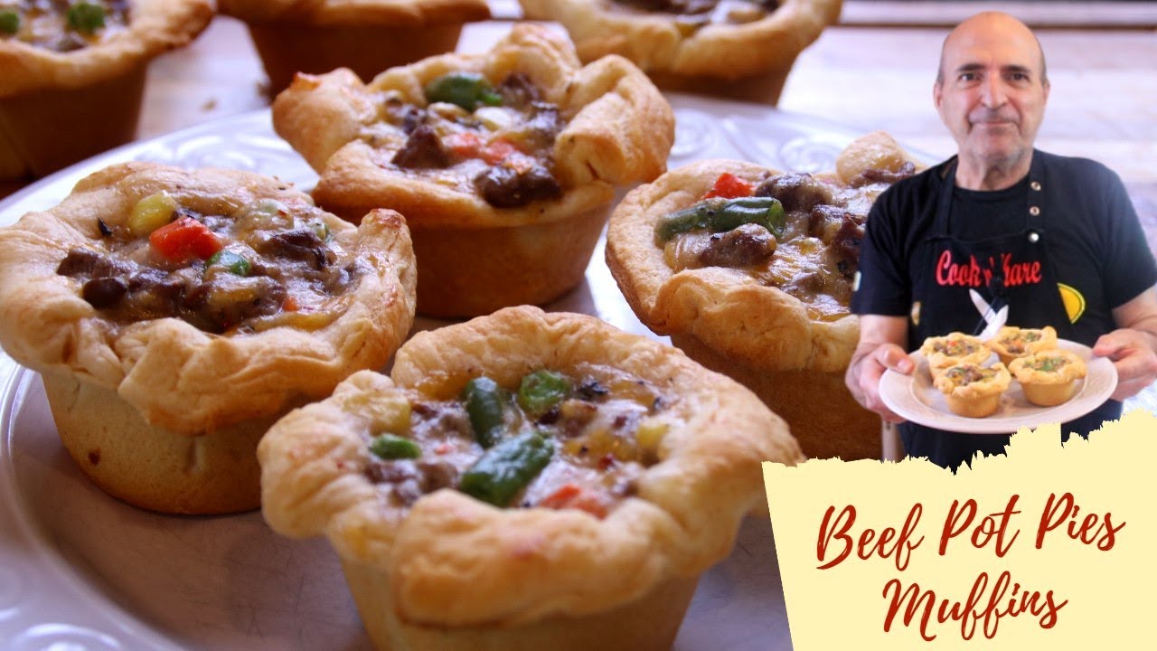 Beef Pot Pie Muffins - Wow your friends!