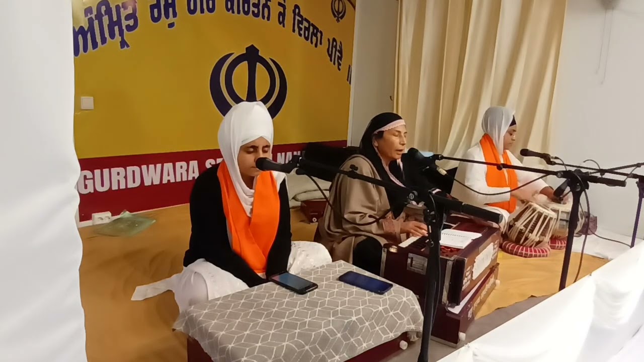 Kirtan Hazri Gurdwara Sri Guru Nanak Dev Ji Oslo Norway Asess Bakhsho ji 😇🙏🏻 Bibi Jaspreet kaur ji