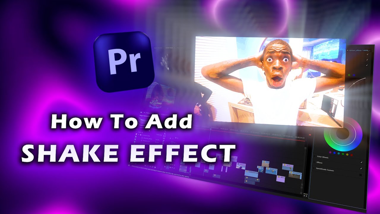 Shake Effect Tutorial in Premiere pro ( Very Easy) | no need to use transform