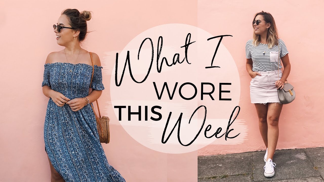 WHAT I WORE IN A WEEK | Hello October