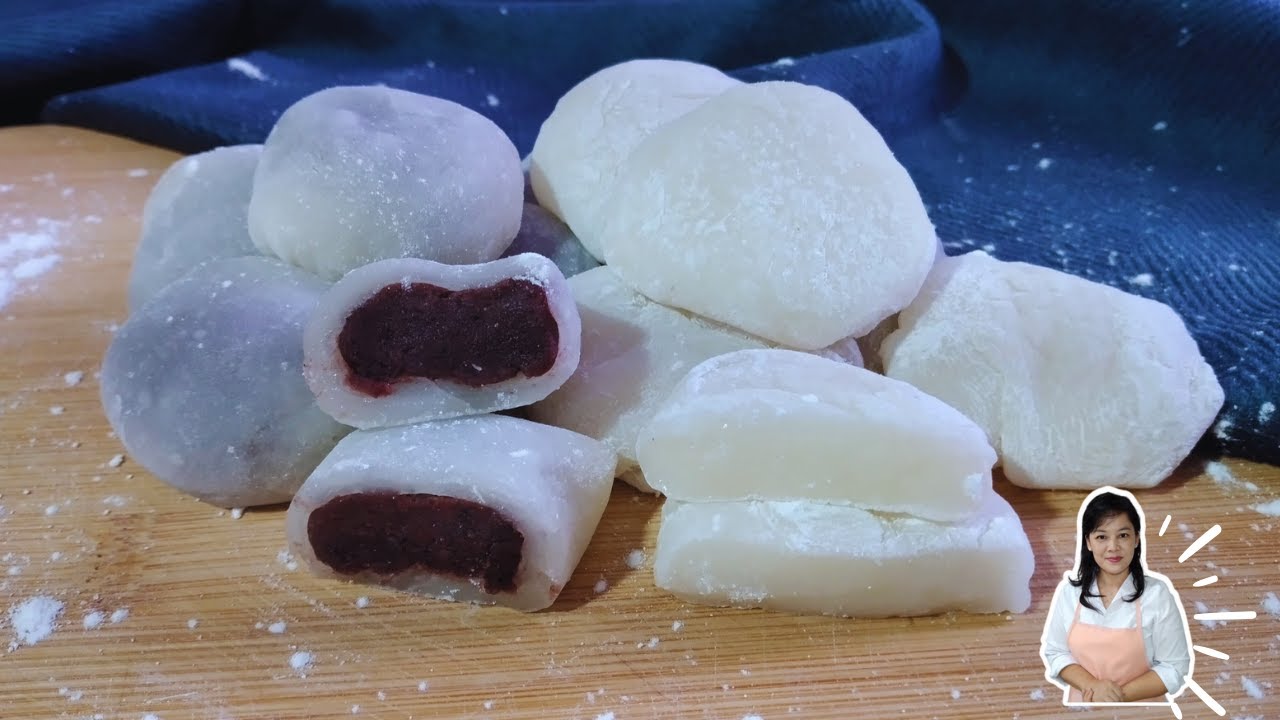 Como fazer moti. (Bolinho de arroz japones)