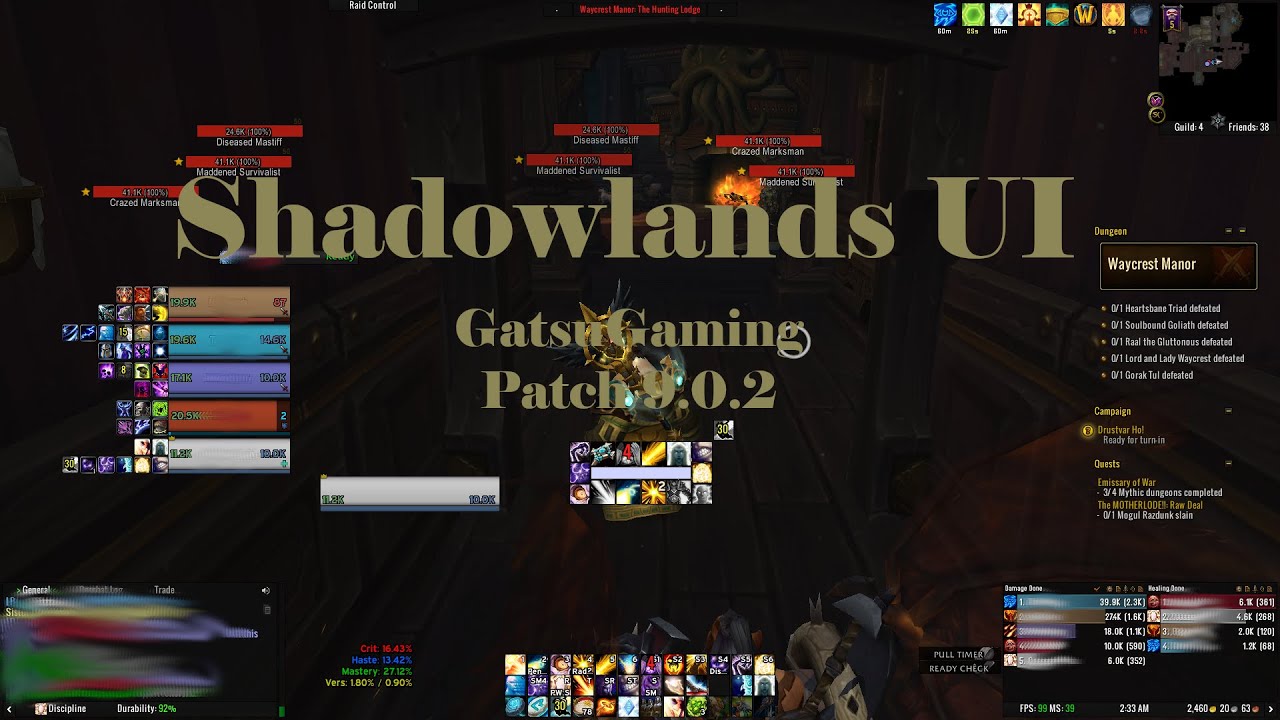 Gatsu's Shadowlands UI! IT IS FINALLY HERE!