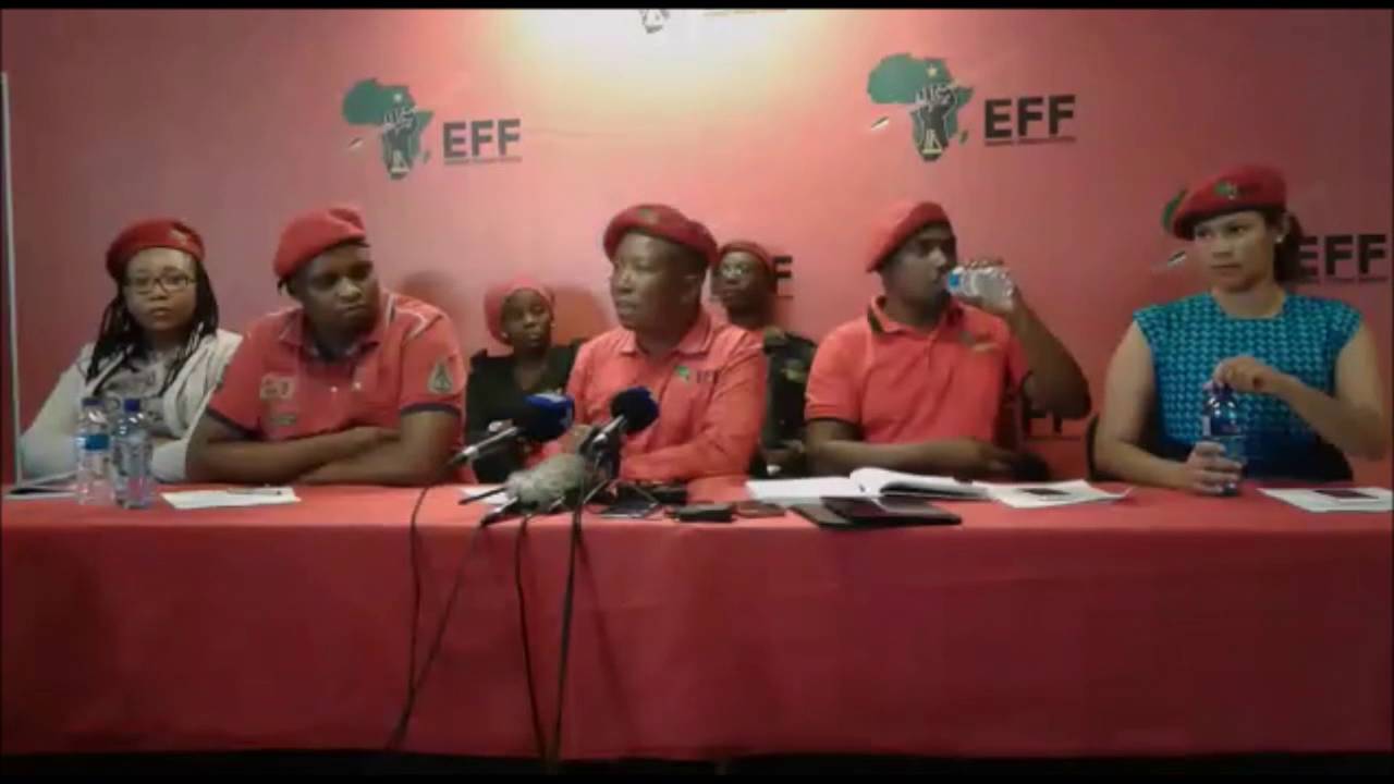 Julius Malema on Pravin Gordhan charges
