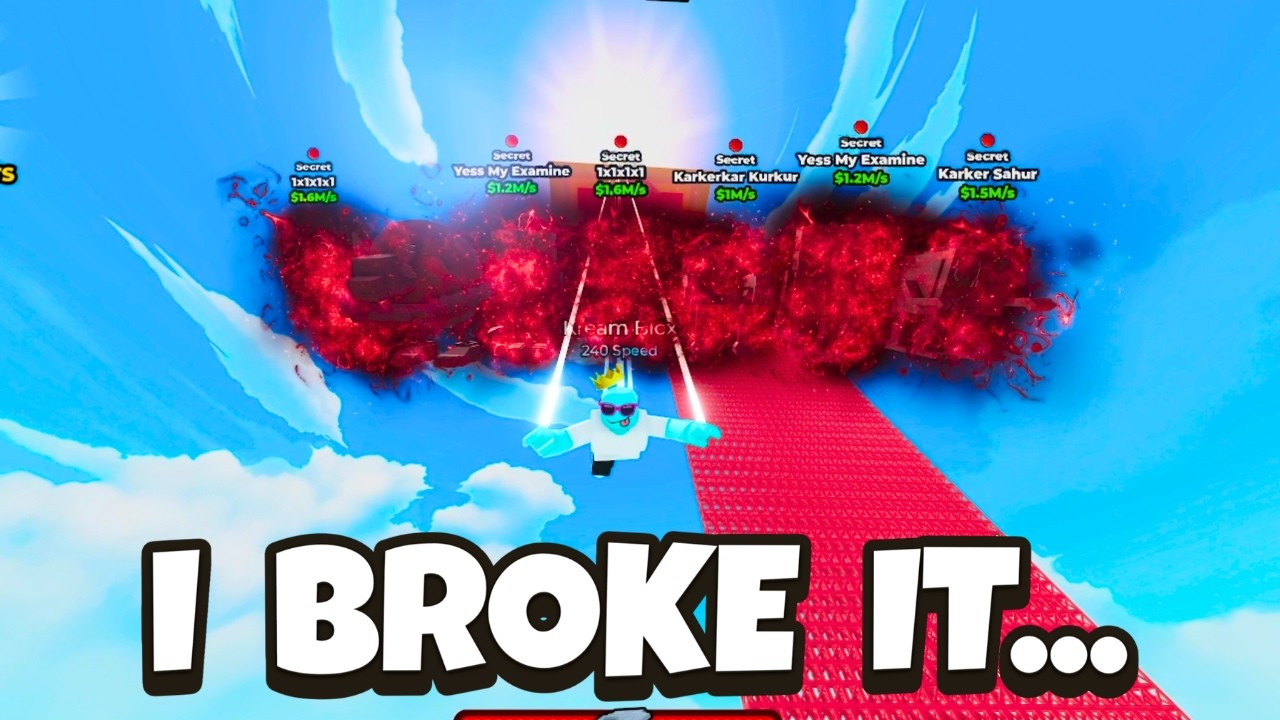 starting over in Climb for Brainrots with GODLY Luckyblock!