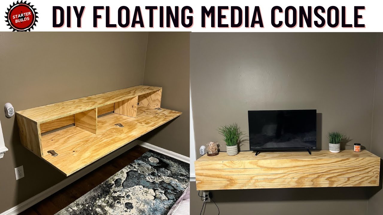 DIY floating media console | How To | Starter Builds
