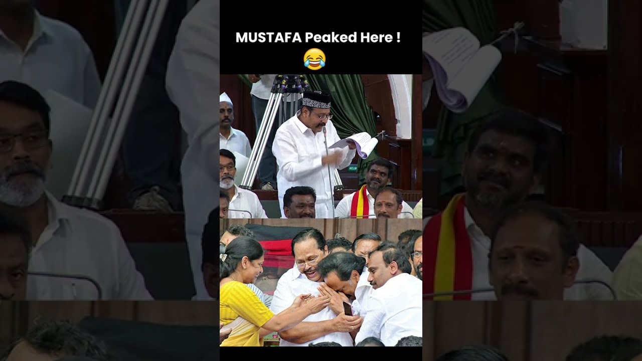 MUSTAFA Peaked Here ! 🤣🔥| #cmvijay #tnassembly #udayanithi_stalin #tvk