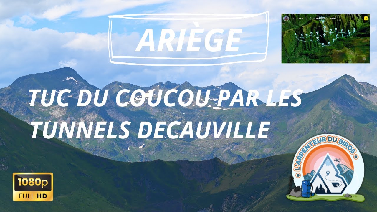 [TRACE EN PHOTO] Tuc du Coucou par les tunnels de Decauville - 25 JUN 2022 #pyrénées #ariège #hiking