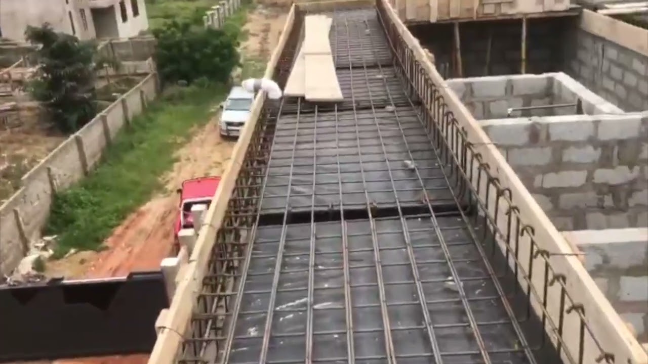 | Building A Modern Home In Ghana - Part 26 || Hidden Roofing Casting & Ideas ||