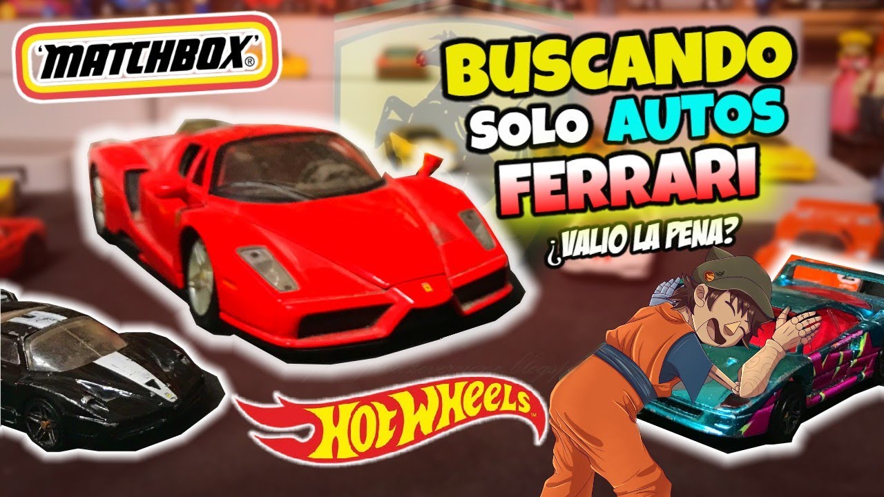 ¿EXITO O FRACASO?BUSCANDO LOS MEJORES AUTOS FERRARI HOT WHEELS Y MATCHBOX EN MIS LUGARES FAVORITOS