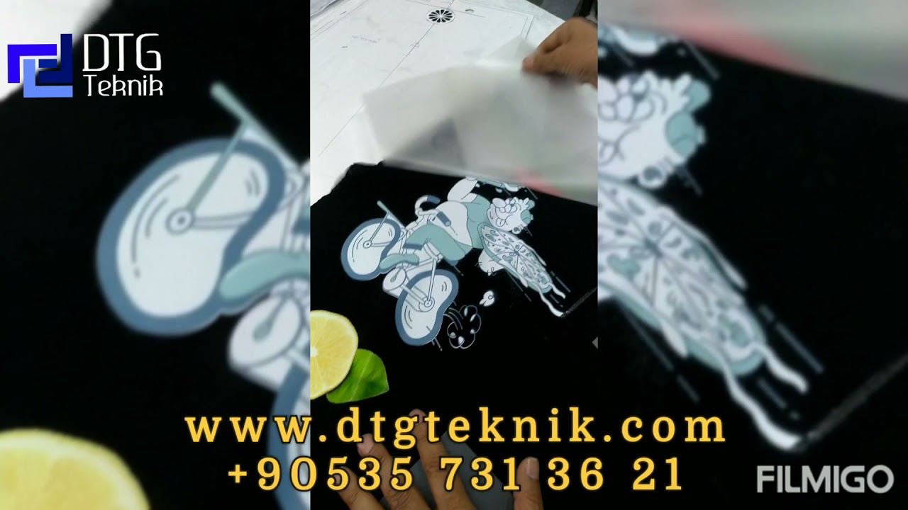 NOCAİ DTF PET FİLM TRANSFER ŞEKER BASKI MAKİNESİ.