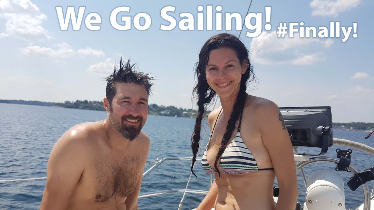 Our First Sail In Our Hunter 34! [ Ep 24- Sailing Nova Scotia ⛵]