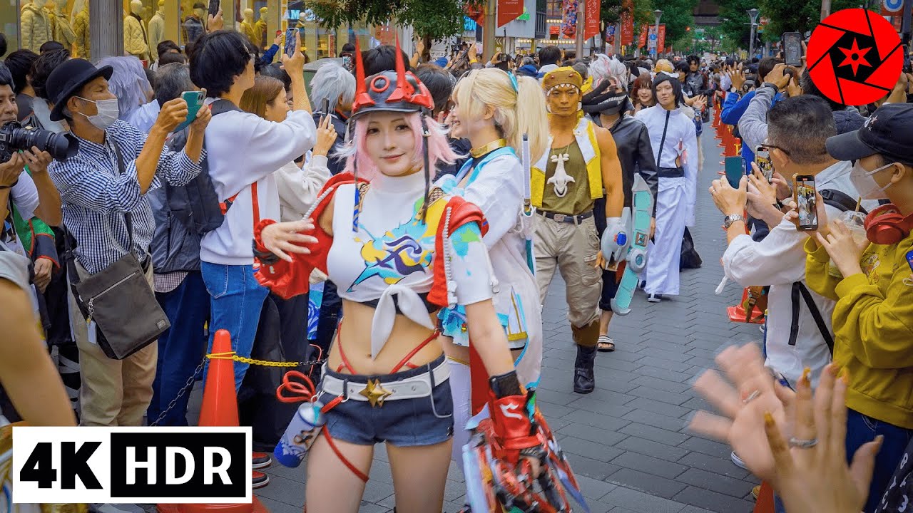 Tokyo Halloween 2024 - Cosplay Parade // 4K HDR