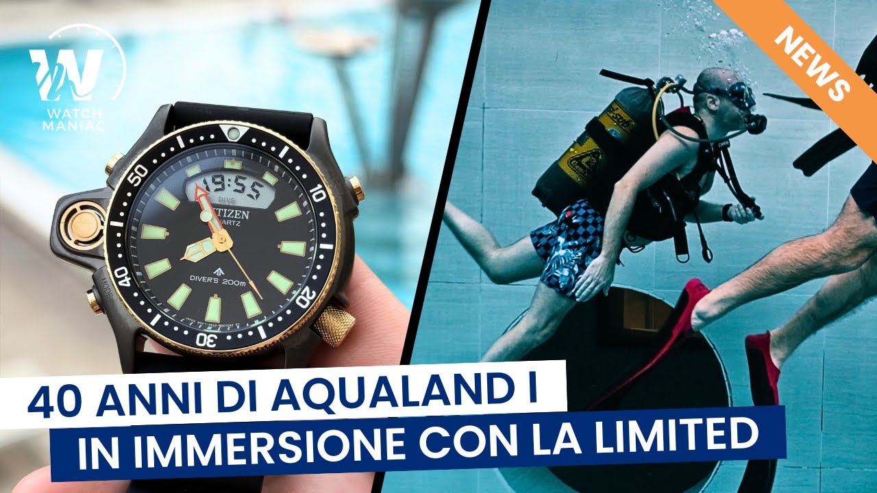 Mi sono immerso con il nuovo Citizen Promaster Aqualand 40th Anniversary Limited Edition