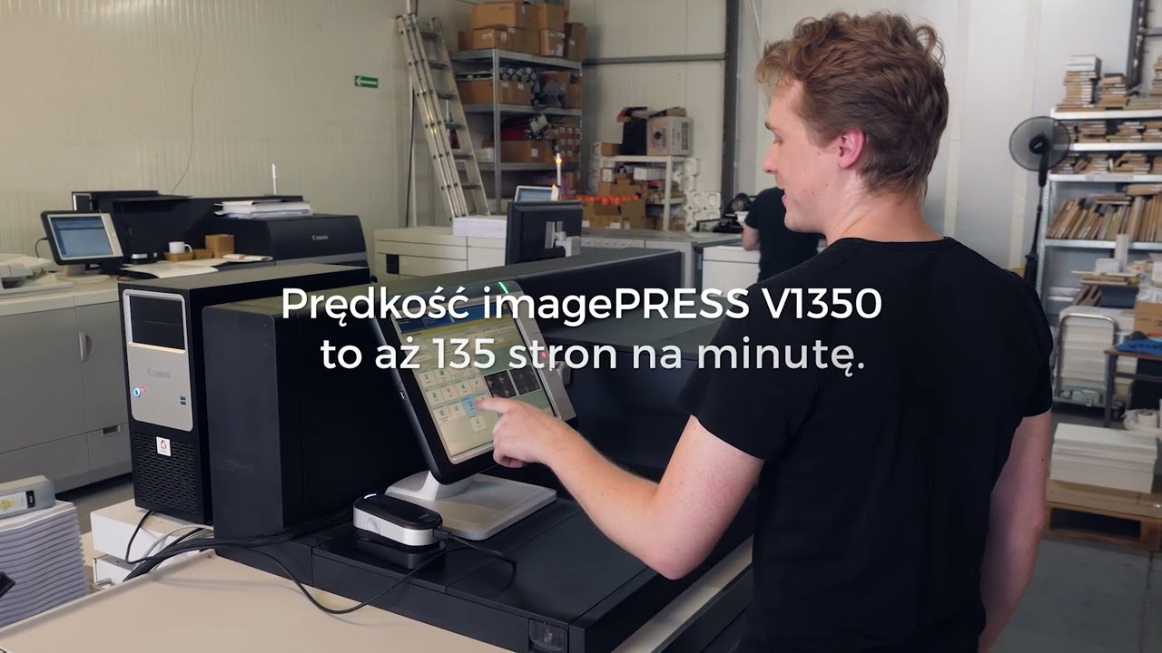 Canon imagePRESS V1350 w drukarni internetowej PrintONE