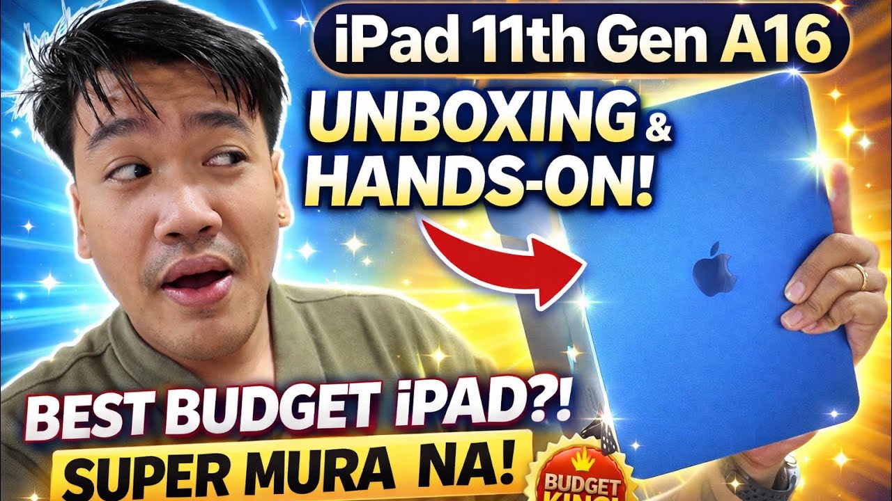 IPAD 11TH GEN A16 UNBOXING AND HANDS ON: THE PERFECT BUDGET IPAD THIS 2026! SUPER MURA NALANG!