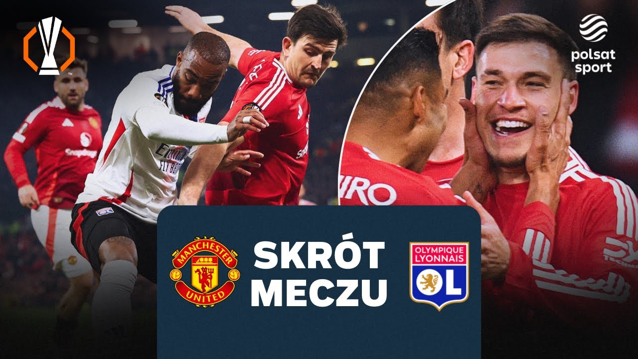 KOSMICZNY MECZ NA OLD TRAFFORD, PADŁO AŻ 9 GOLI! Skr&oacute;t meczu Manchester United - Lyon | LIGA EUROPY