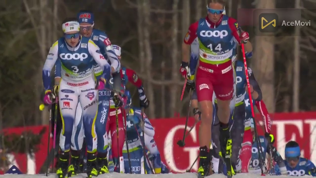 Skiathlon Damer VM 2023 Planica- Ebba Andersson!