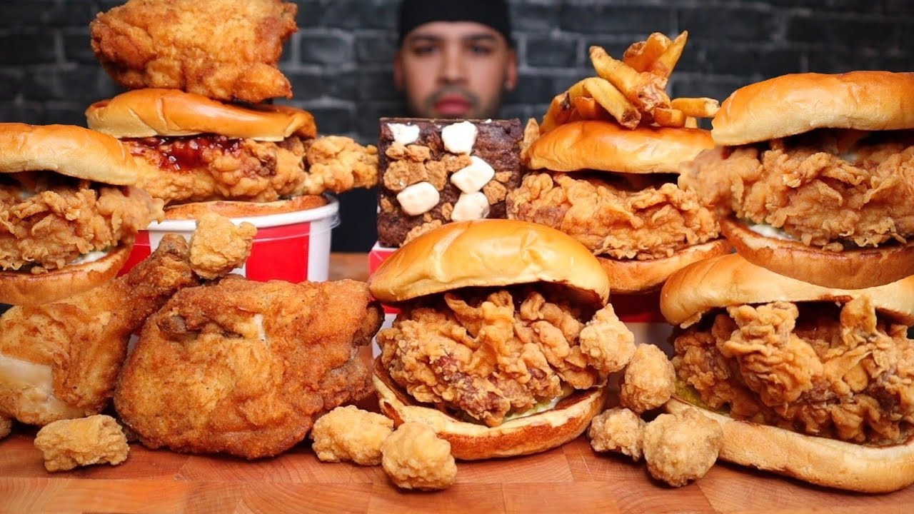 ASMR KFC MUKBANG