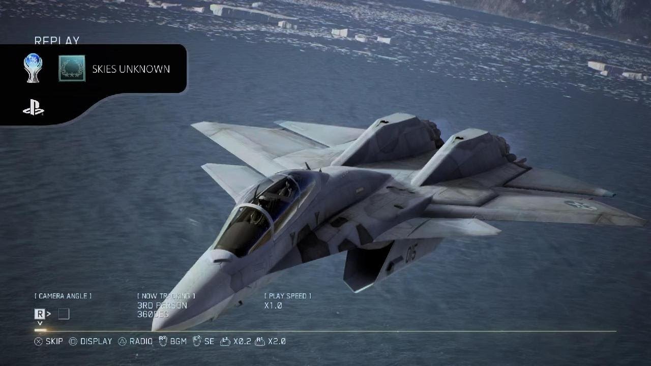 Platinum #3711 ACE COMBAT 7: SKIES UNKNOWN PlayStation 4