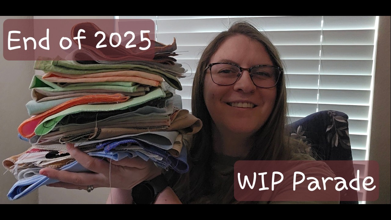 Flosstube Extra: End of 2025 WIP Parade (Plus Finishes and Plans!)