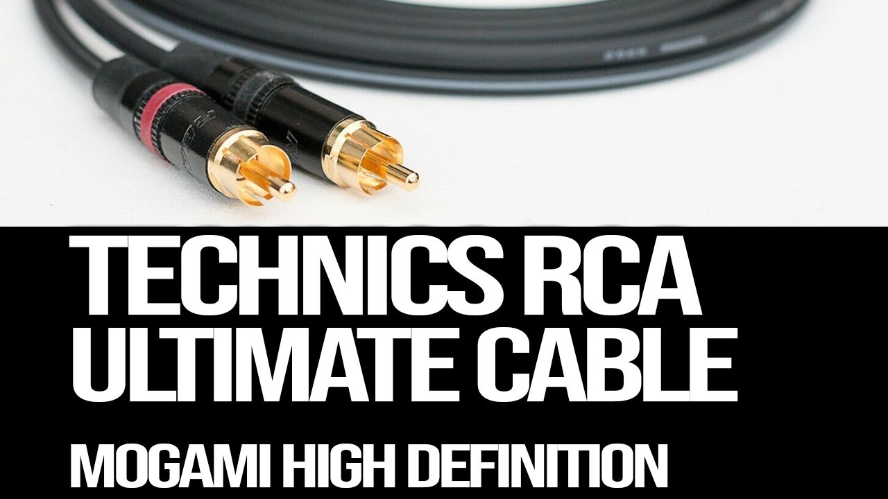 Ultimate Technics Turntable RCA Replacement Cable Build Mogami Shotgun High Definition 75 Ohm