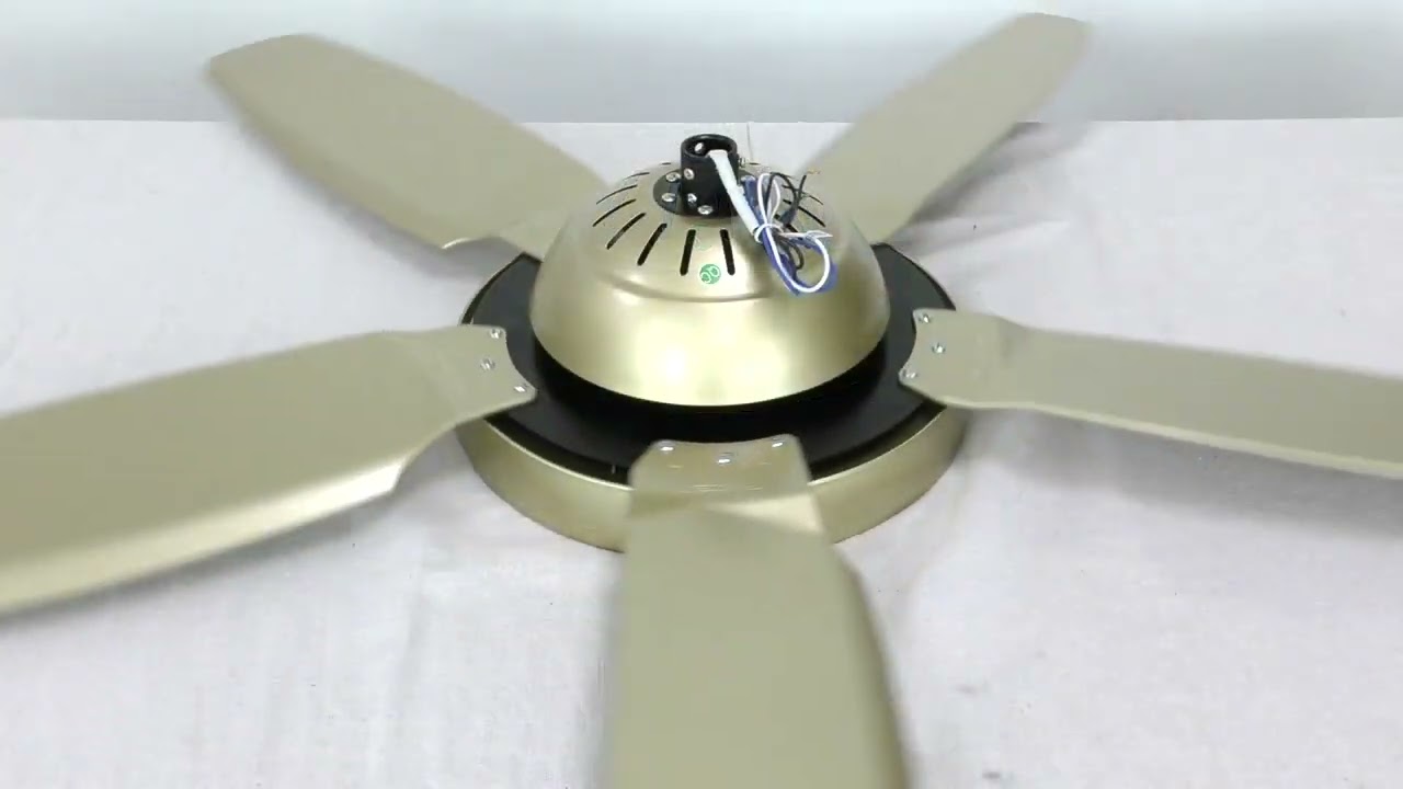 Morpholife gold ceiling fan with light and remote