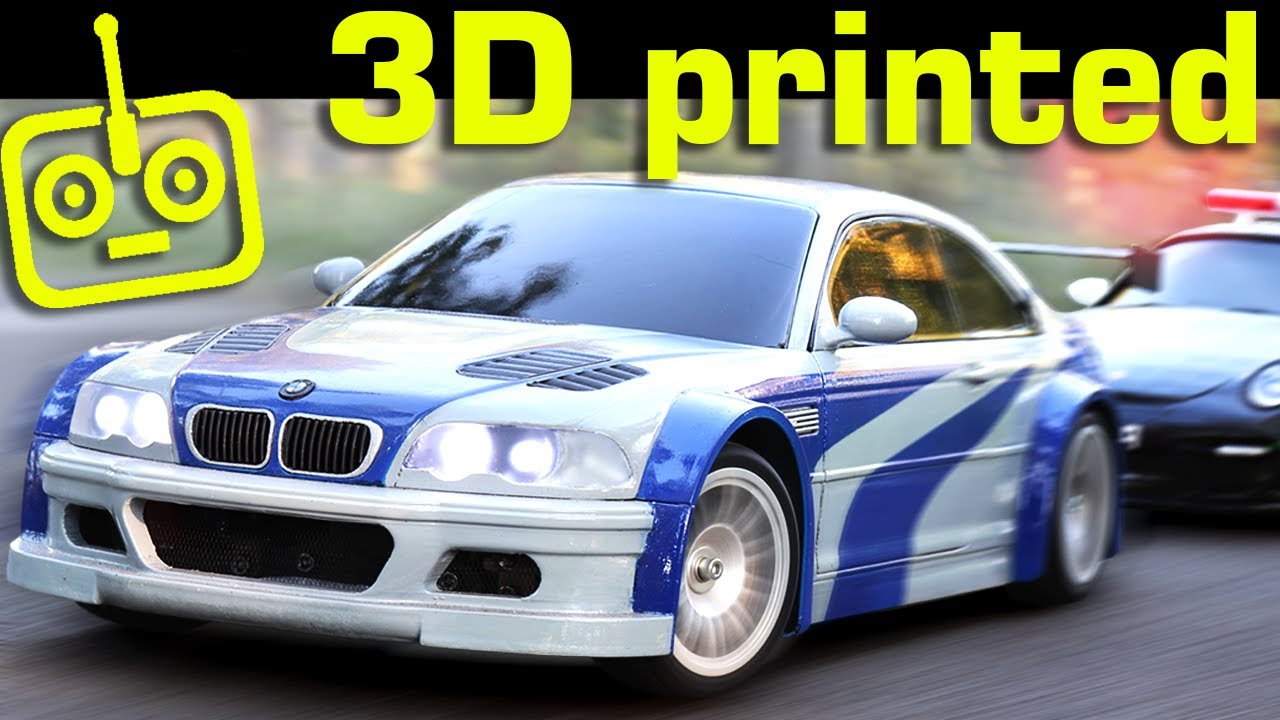 How To Make BMW M3 GTR RC Car - 3D Printed Radio controlled Car