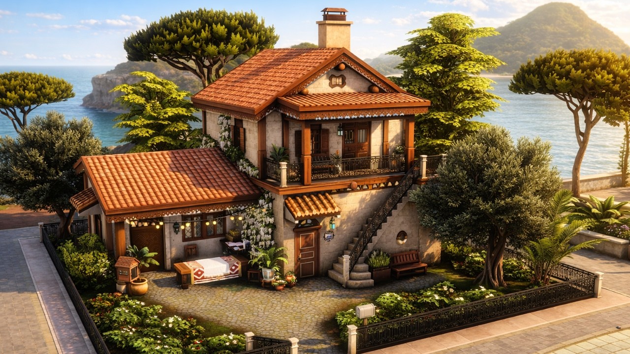 Verdemar Craftsman's Home ⚒️ Limited Pack 🏡 The Sims 4 Speed Build | No CC