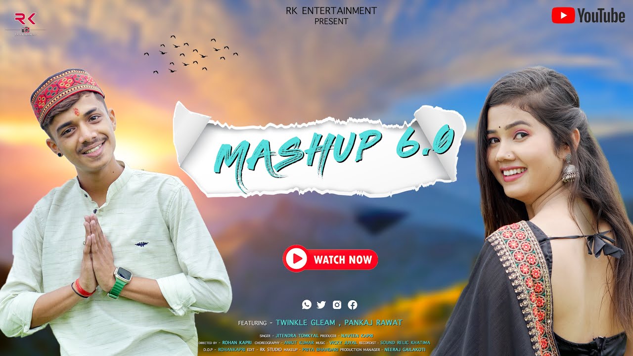 MASHUP 6.0 | New Kumauni Song | Jitendra Tomkyal | Pankaj Rawat & Twinkle Gleam | New Pahadi Song