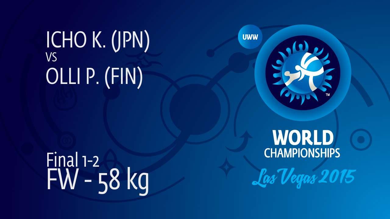 GOLD FW - 58 kg: K. ICHO (JPN) df. P. OLLI (FIN) by TF, 10-0